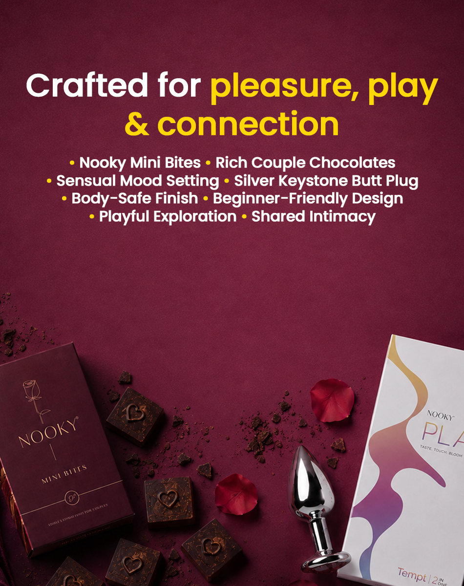 Nooky Tempt 2-in-1 Kit | Metal Plug & Chocolate