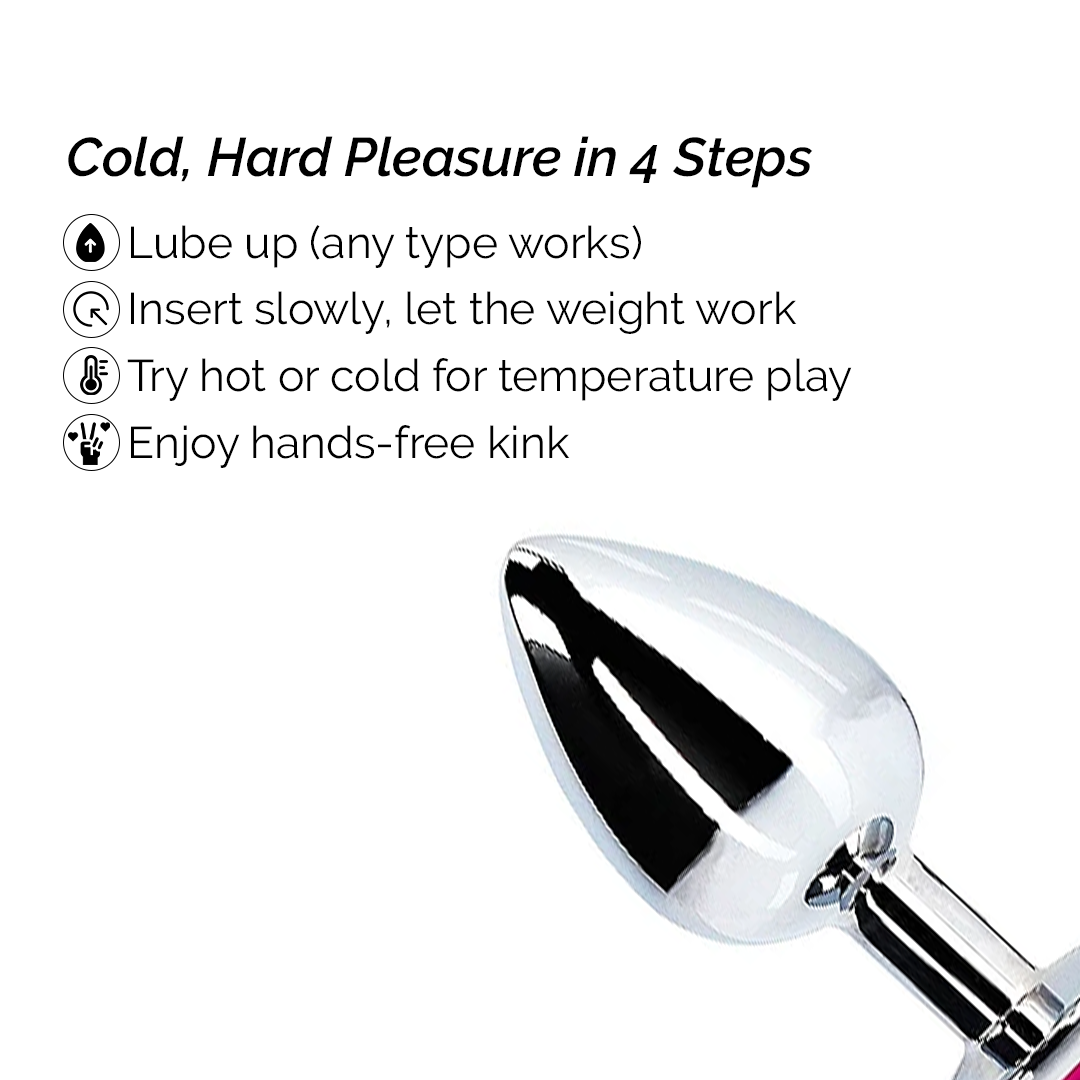 Keystone Butt Plug (Medium) : Cold, Hard, and Seriously Hot