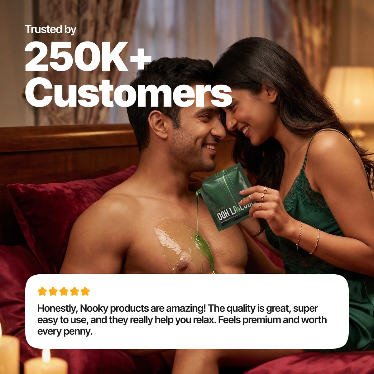 Nooky Flow-2-In- 1 Ultra thin Condom kit | Natural lube + Condoms