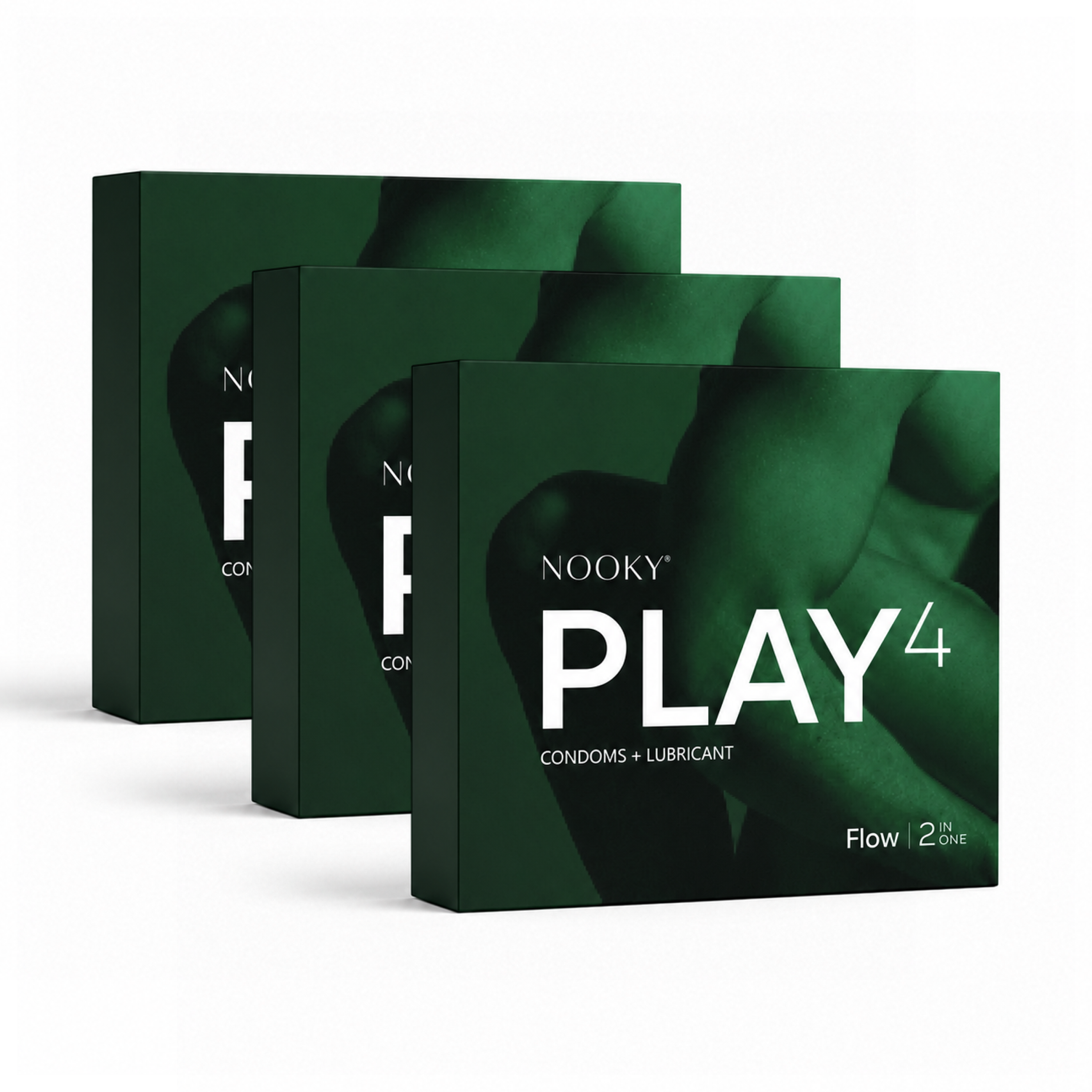 Nooky Flow-2-In- 1 Ultra thin Condom kit | Natural lube + Condoms
