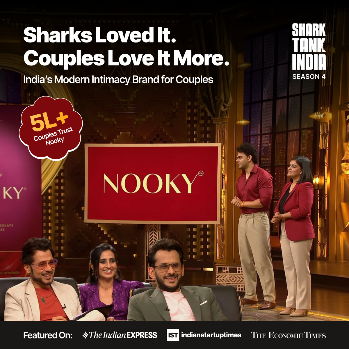 Nooky Connect 3-in-1 Condom Kit | Chocolate + Cards