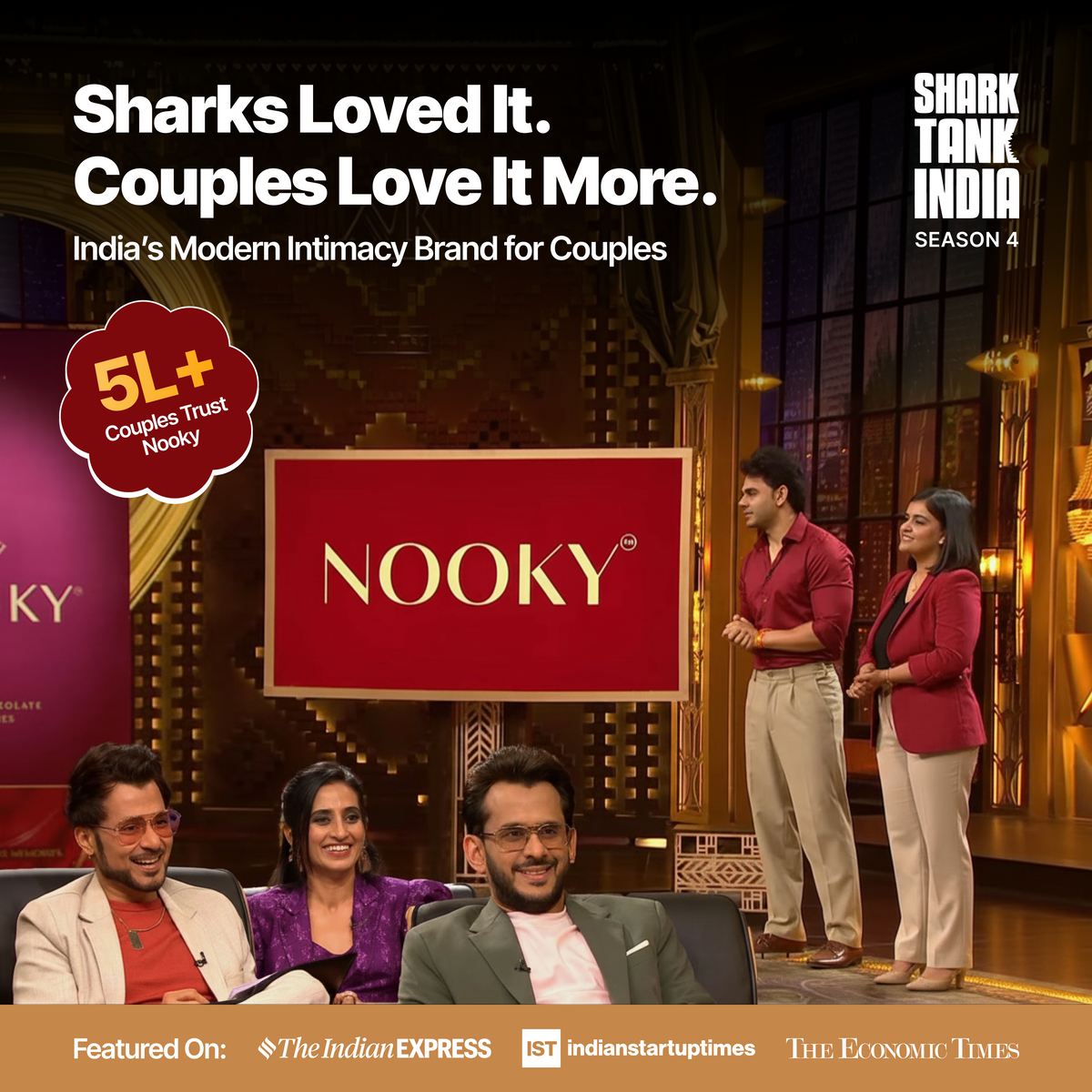 Nooky Connect 3-in-1 Condom Kit | Chocolate+Blindfold