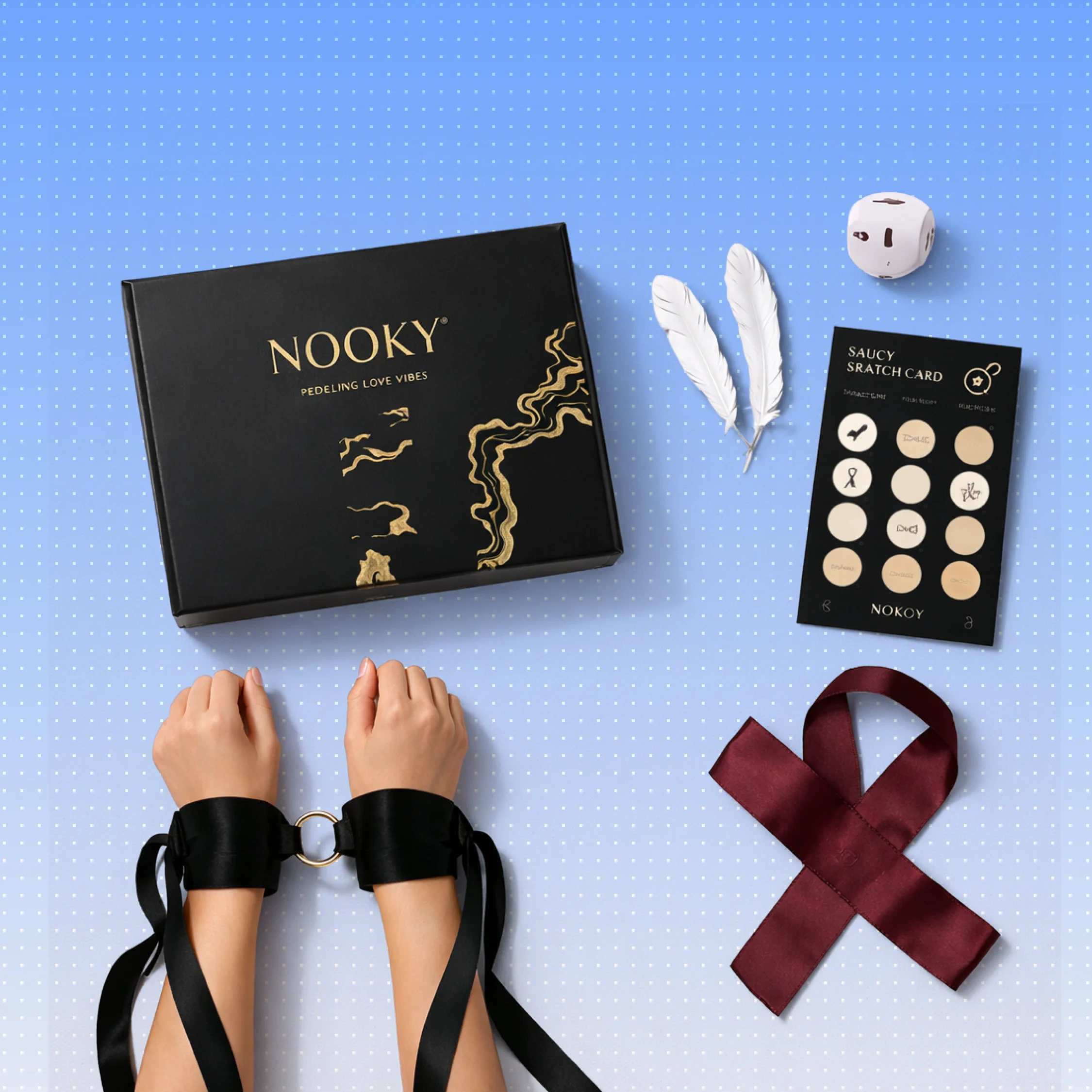 Nooky Dare Box- 5-in-1 Date Night kit for Couples