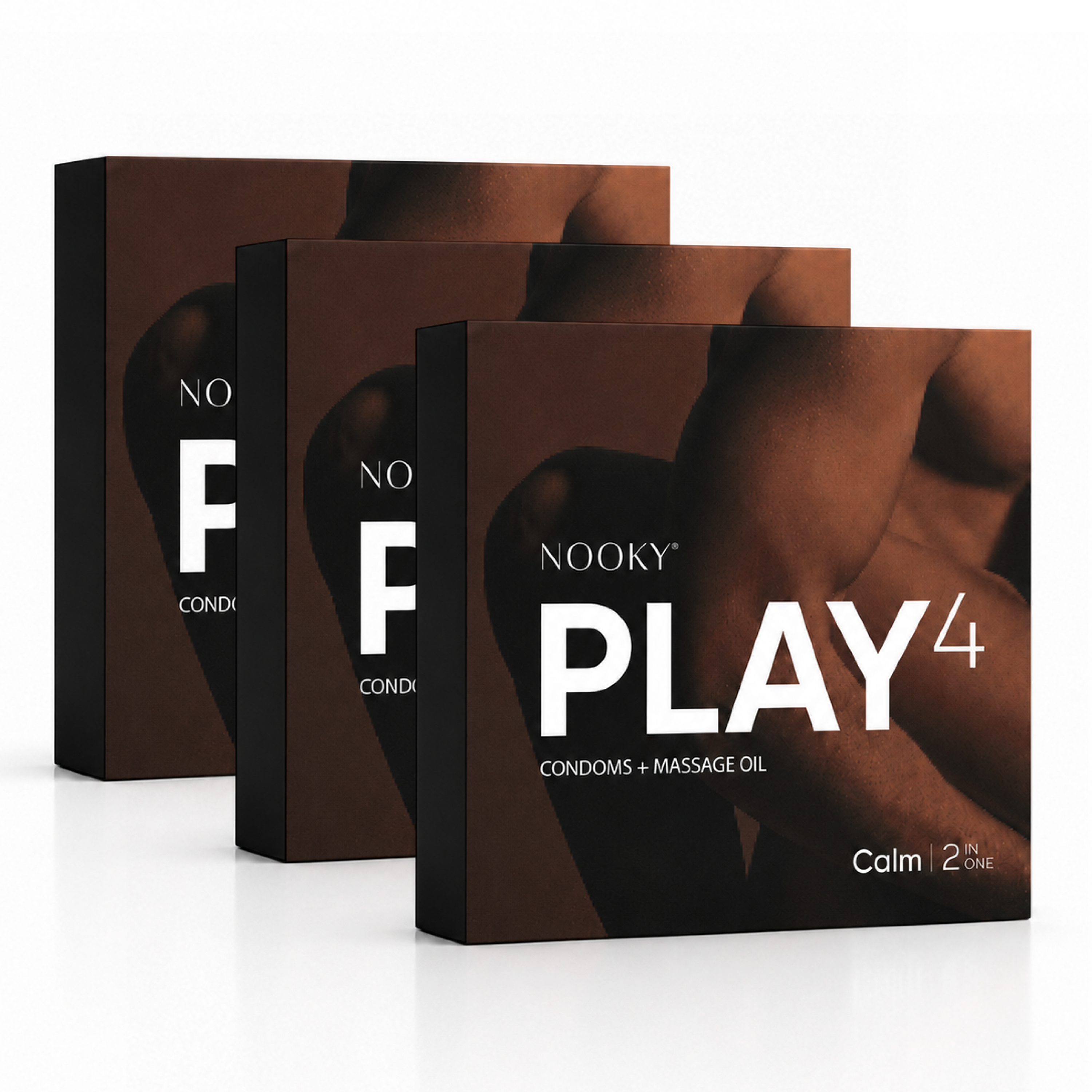 Nooky Calm-2-In- 1 Ultra thin Condom kit | Aromatic Massage oil+ Condoms