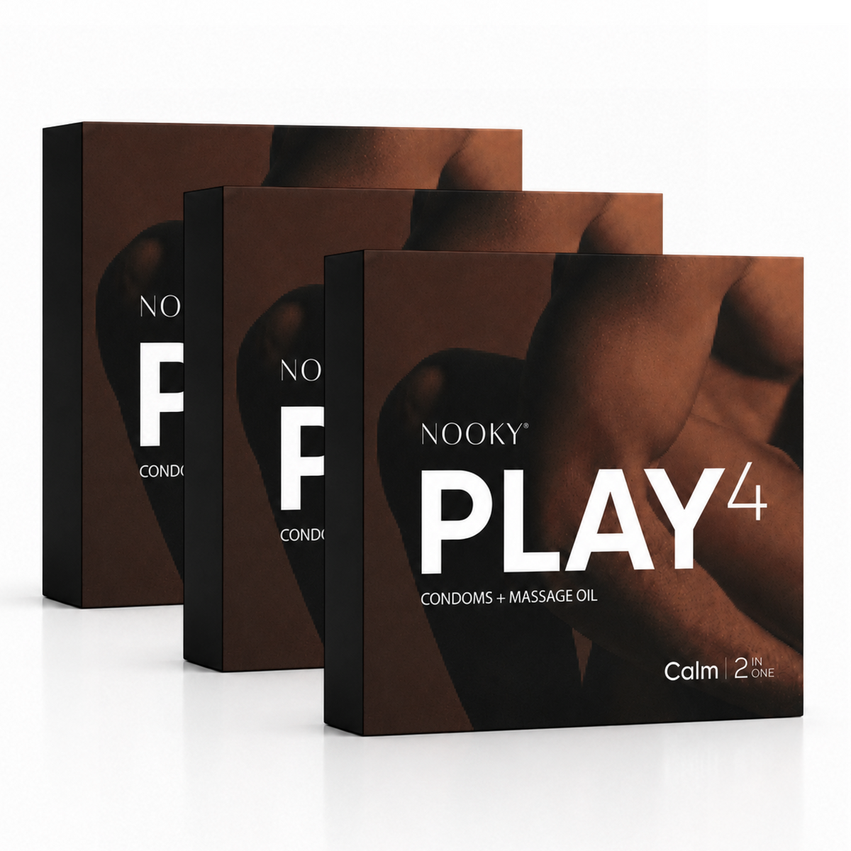 Nooky Calm-2-In- 1 Ultra thin Condom kit | Aromatic Massage oil+ Condoms