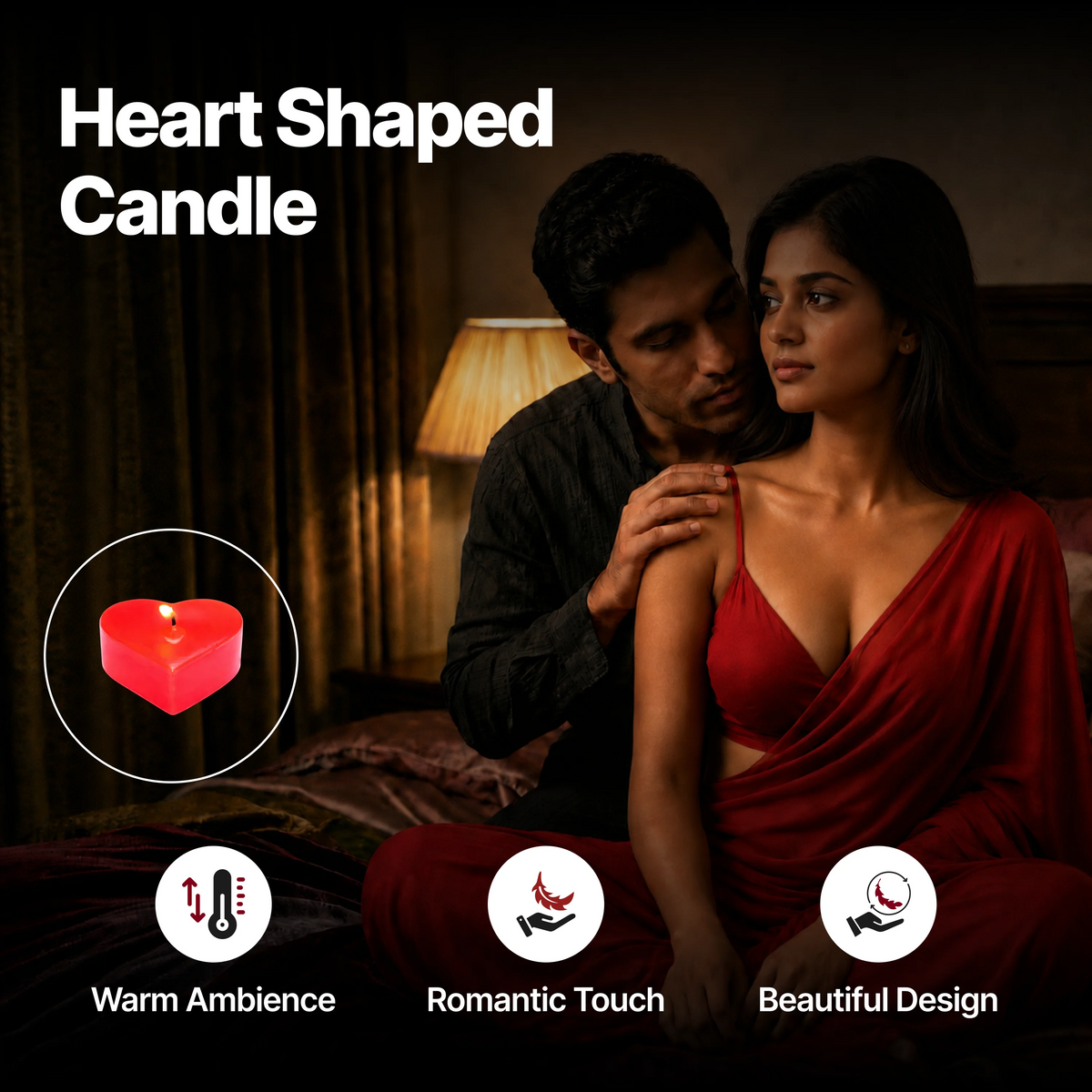Nooky Saree Tonight | 6-in-1 Date Night Gift Kit for Couples
