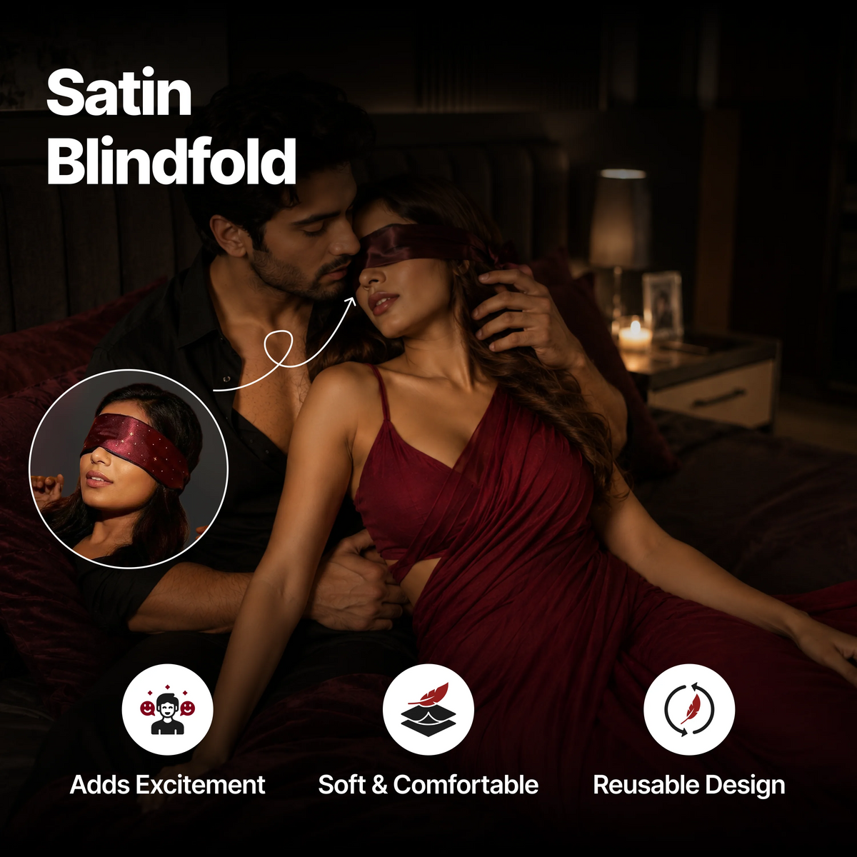 Nooky Saree Tonight | 6-in-1 Date Night Gift Kit for Couples