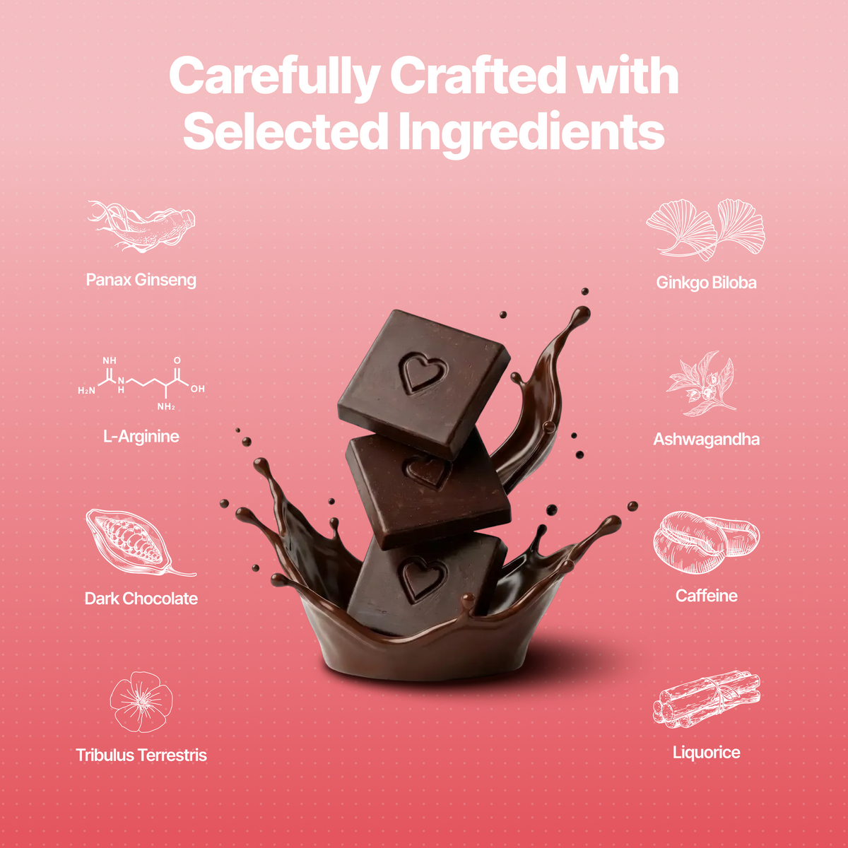 Nooky LGBTQ+- 2-In-1 Intimacy Aphrodisiac Chocolate Them