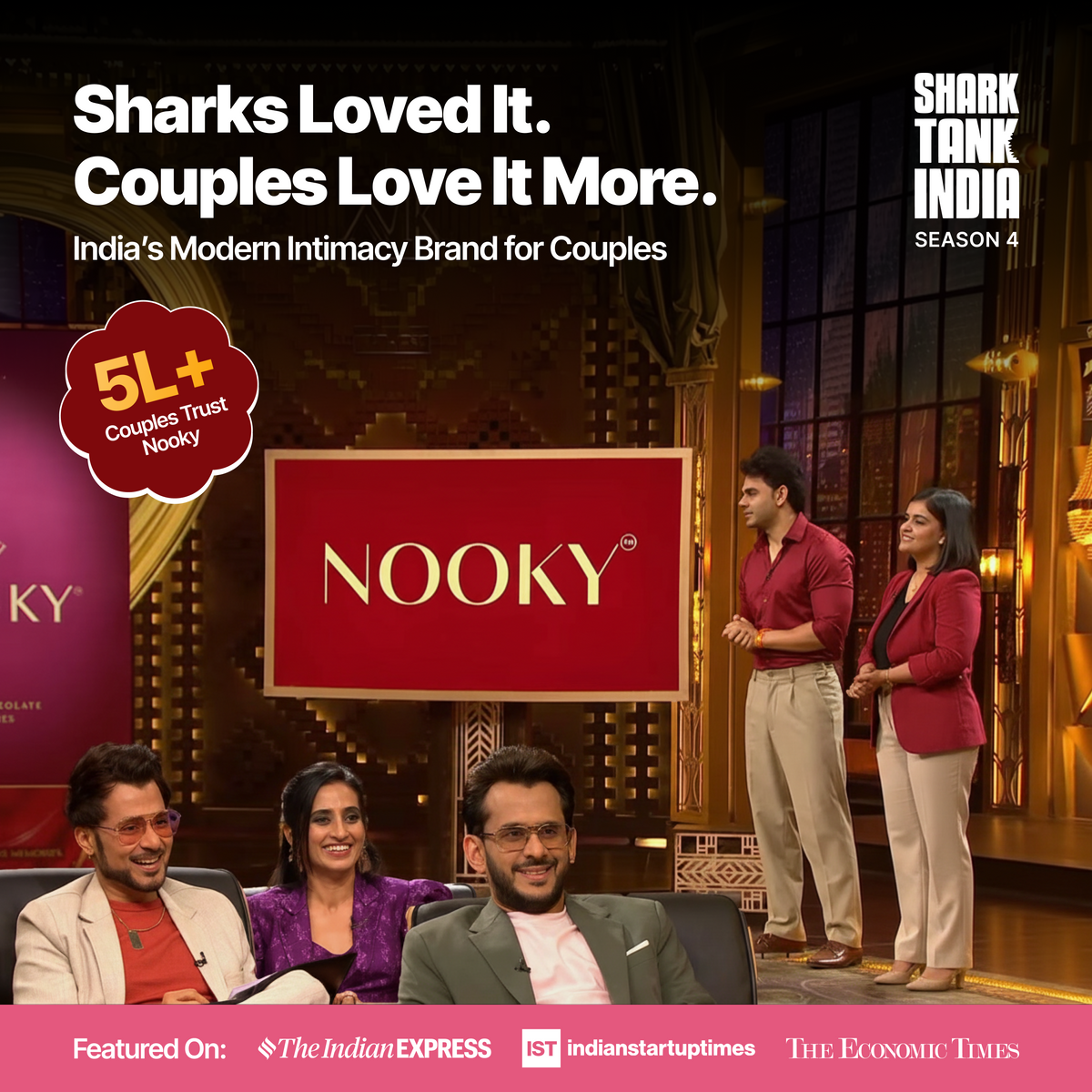 Nooky Blush 2-in-1 Kit | Massager & Chocolate