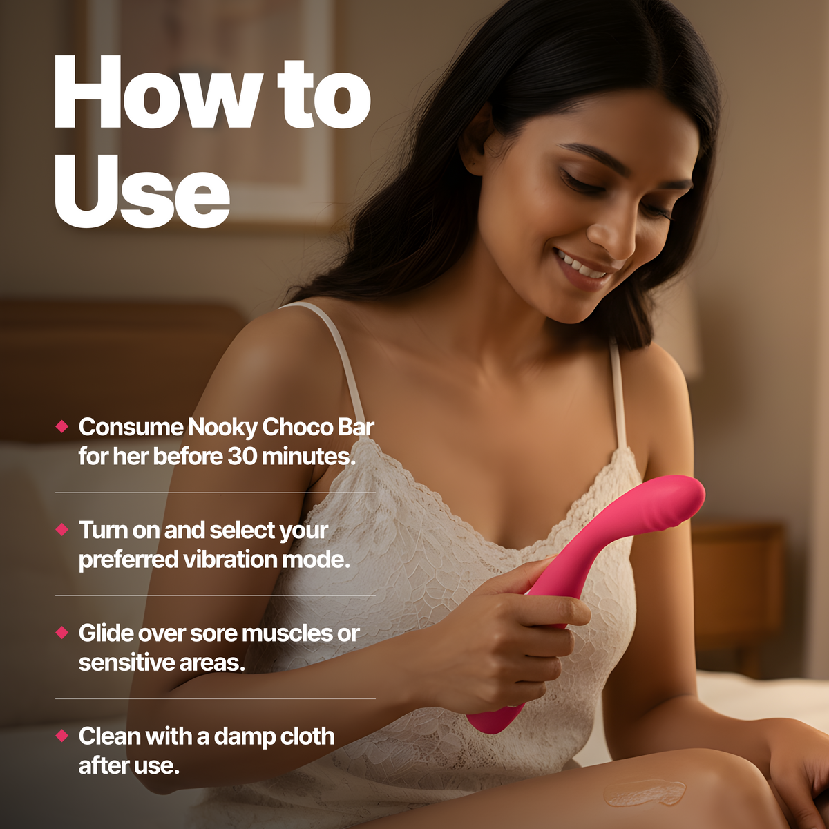 Nooky Blush 2-in-1 Kit | Massager & Chocolate