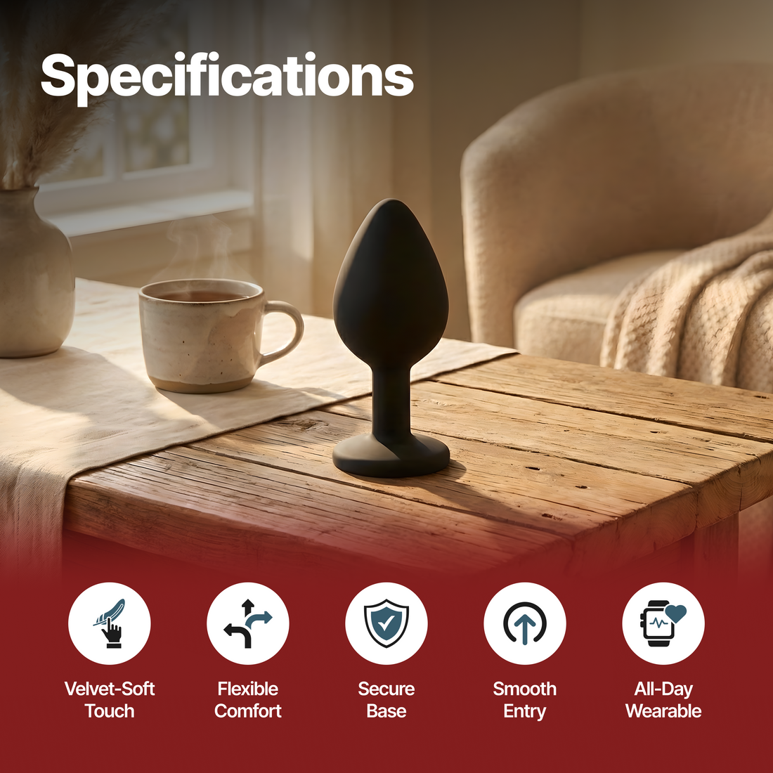 Nooky Crave 2-in-1 Kit | Silicone Plug & Chocolate