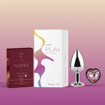 Nooky Tempt 2-in-1 Kit | Metal Plug & Chocolate