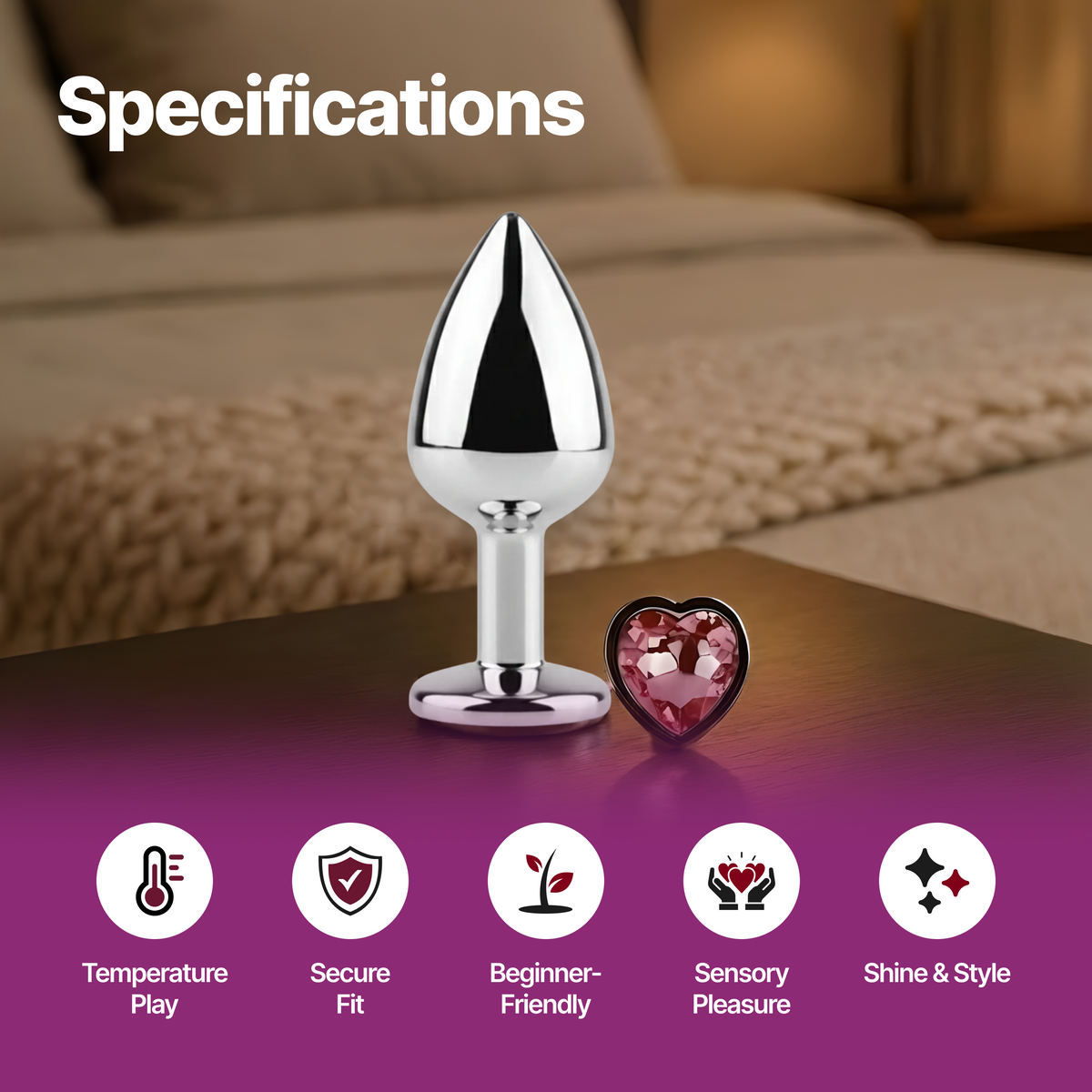 Nooky Tempt 2-in-1 Kit | Metal Plug & Chocolate