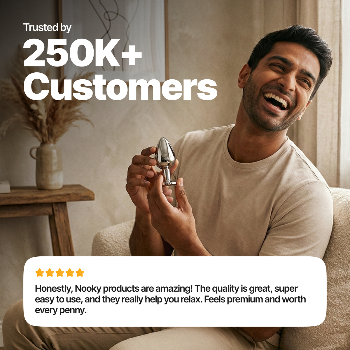 Nooky Tempt 2-in-1 Kit | Metal Plug & Chocolate