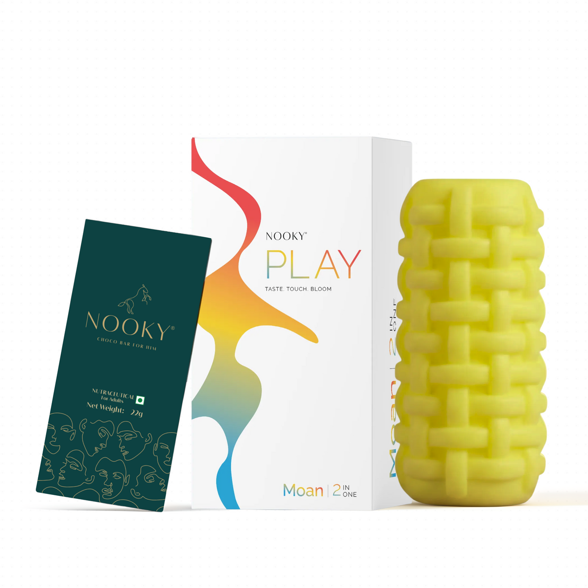 Nooky Moan 2-in-1 Kit | Men’s Stroker & Chocolate