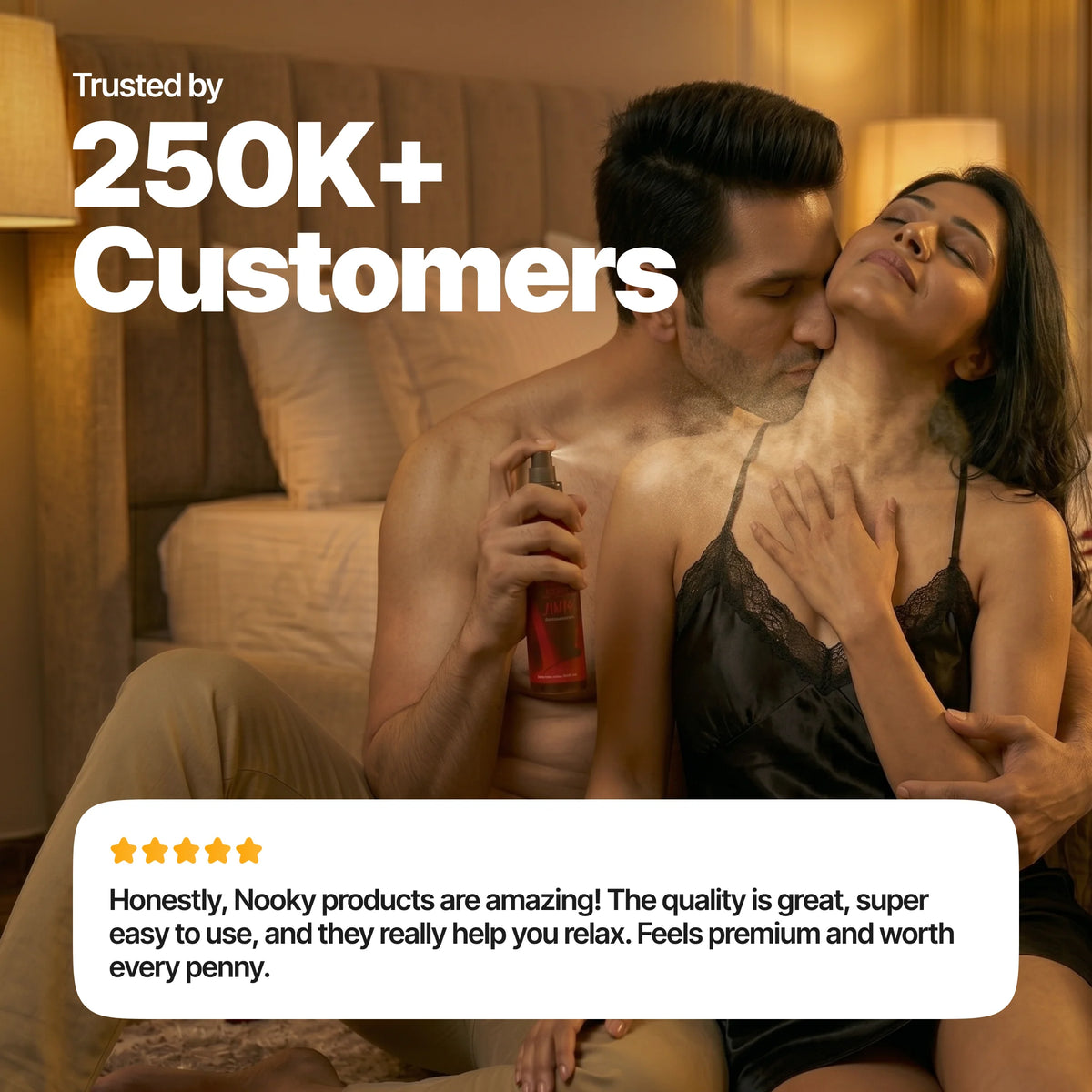Nooky Zing-2-In- 1 Ultra thin Condom kit | Intimacy spray+ Condoms