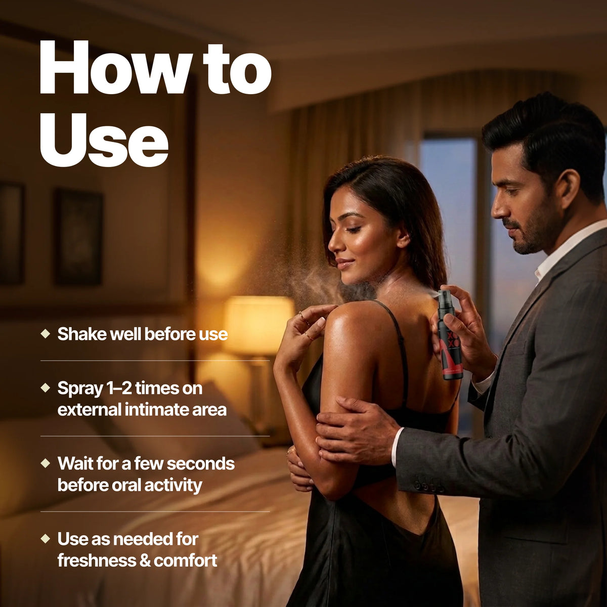 Nooky Zing-2-In- 1 Ultra thin Condom kit | Intimacy spray+ Condoms