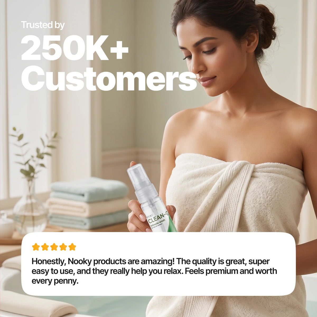 Nooky Fresh-2-In- 1 Ultra thin Condom kit | Natural Intimate Wash + Condoms
