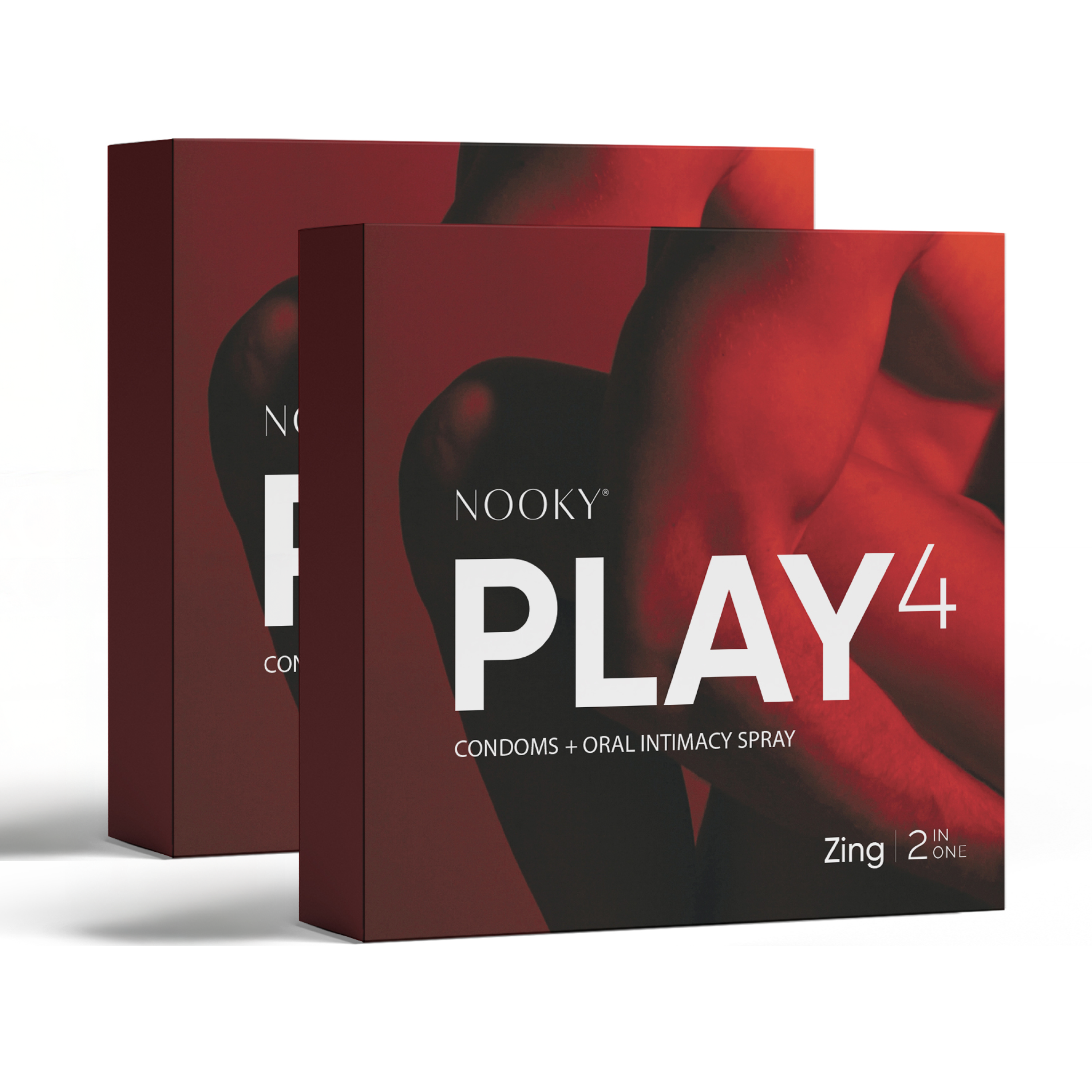 Nooky Zing-2-In- 1 Ultra thin Condom kit | Intimacy spray+ Condoms