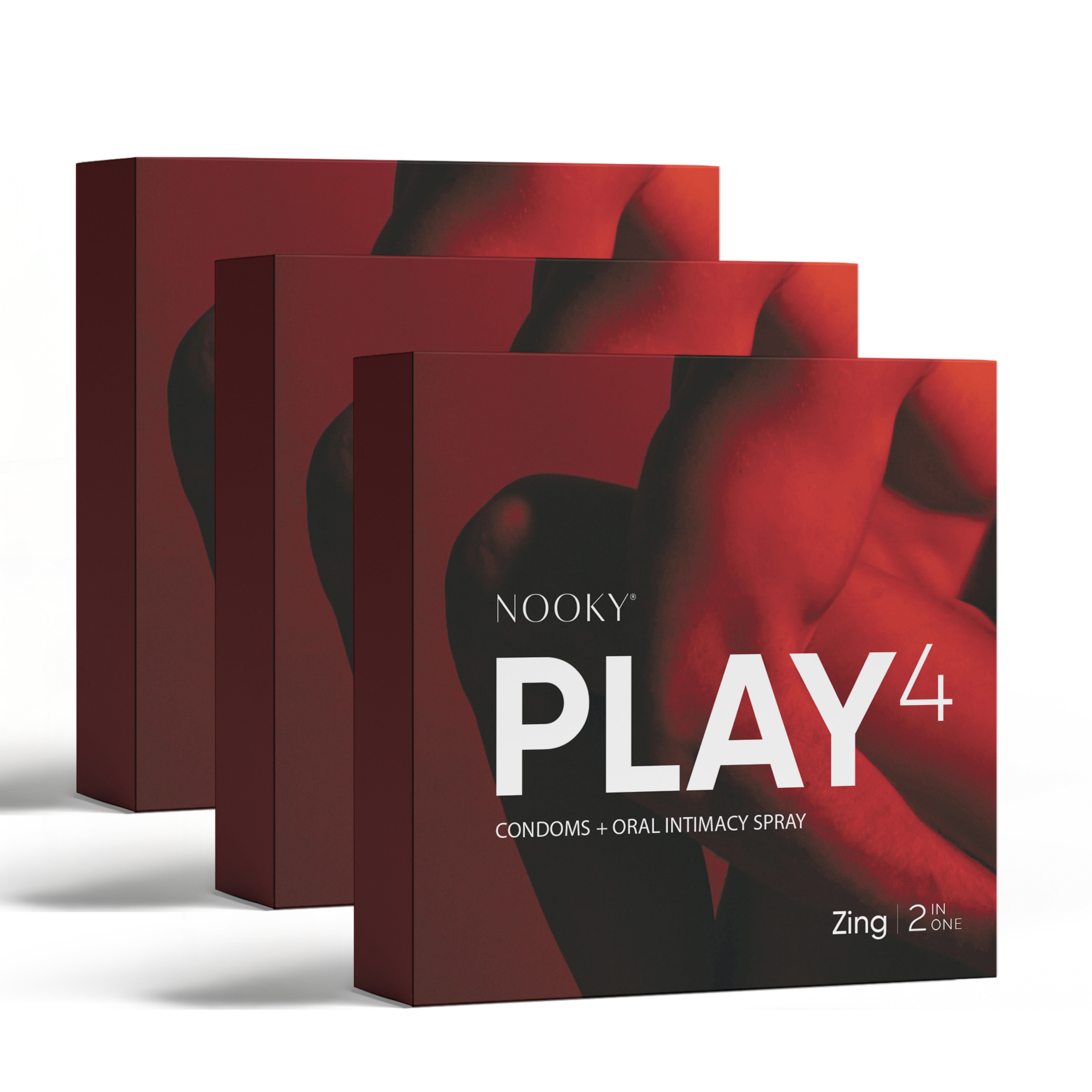 Nooky Zing-2-In- 1 Ultra thin Condom kit | Intimacy spray+ Condoms