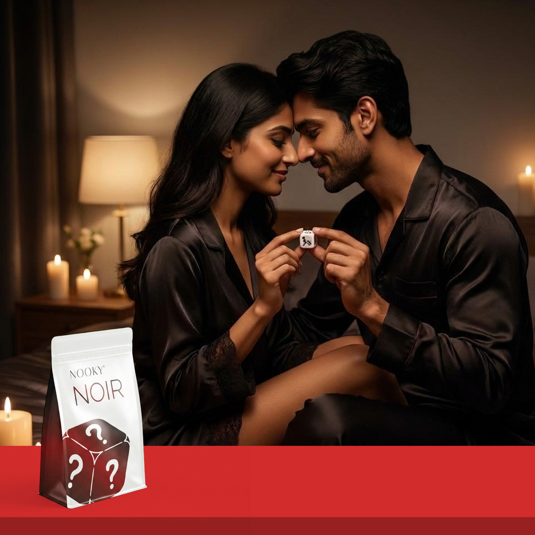 Nooky Noir-Intimacy Play Dice | Couples Adult Game