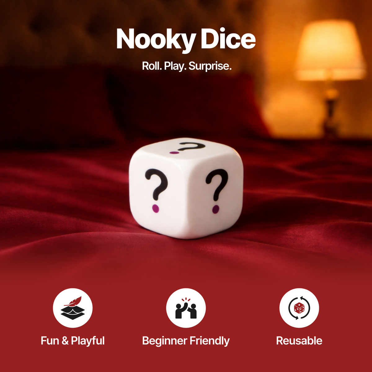 Nooky Noir-Intimacy Play Dice | Couples Adult Game