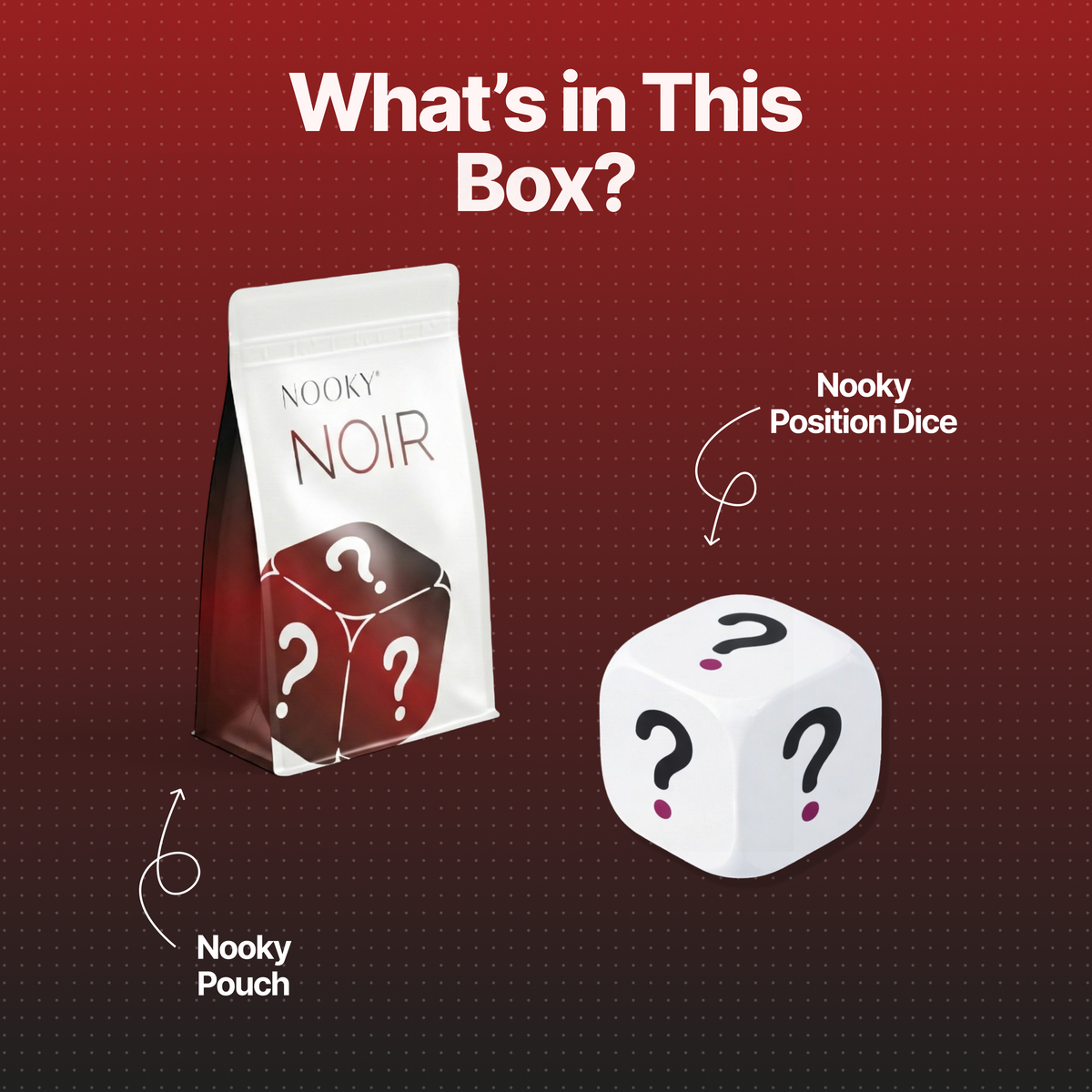 Nooky Noir-Intimacy Play Dice | Couples Adult Game