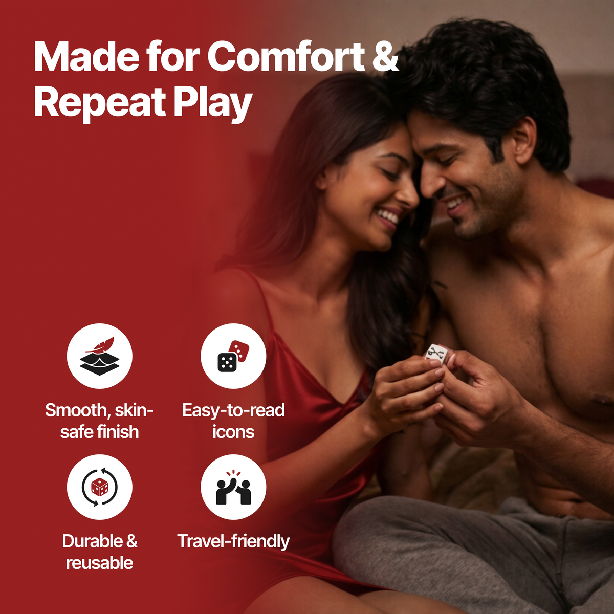 Nooky Noir-Intimacy Play Dice | Couples Adult Game