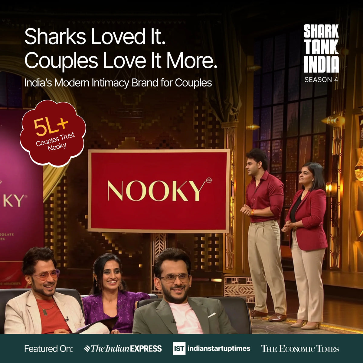 Nooky Surge-2-in-1 Kit | Men’s Stroker & Water based Natural Lube