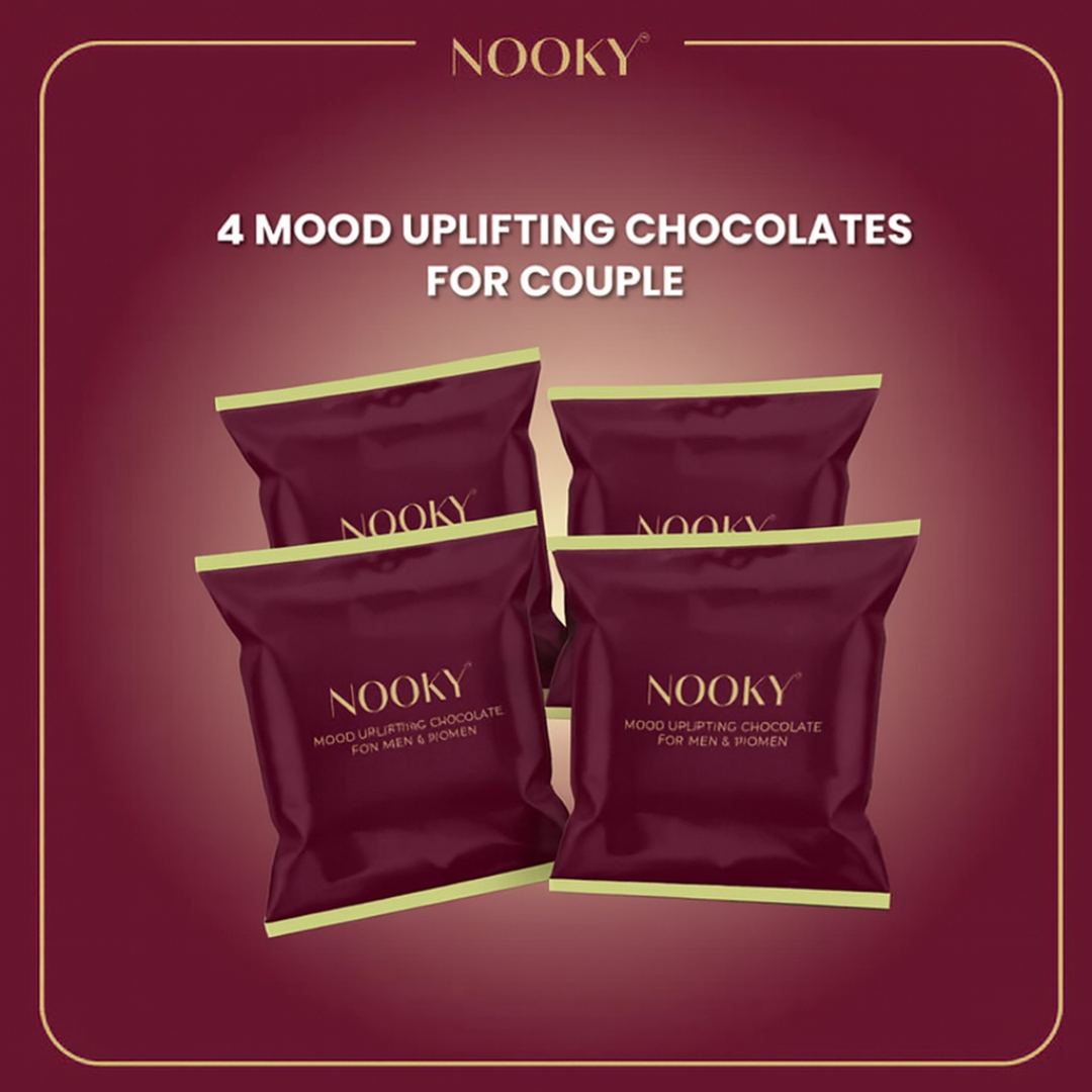 Nooky Mini Bites For Couples Pack of 2 (4 Chocolates)